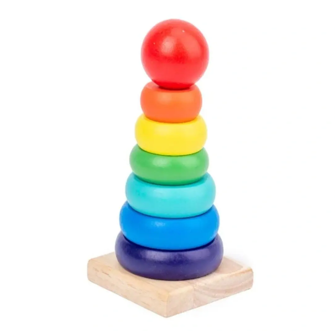 Wooden Rainbow Tower