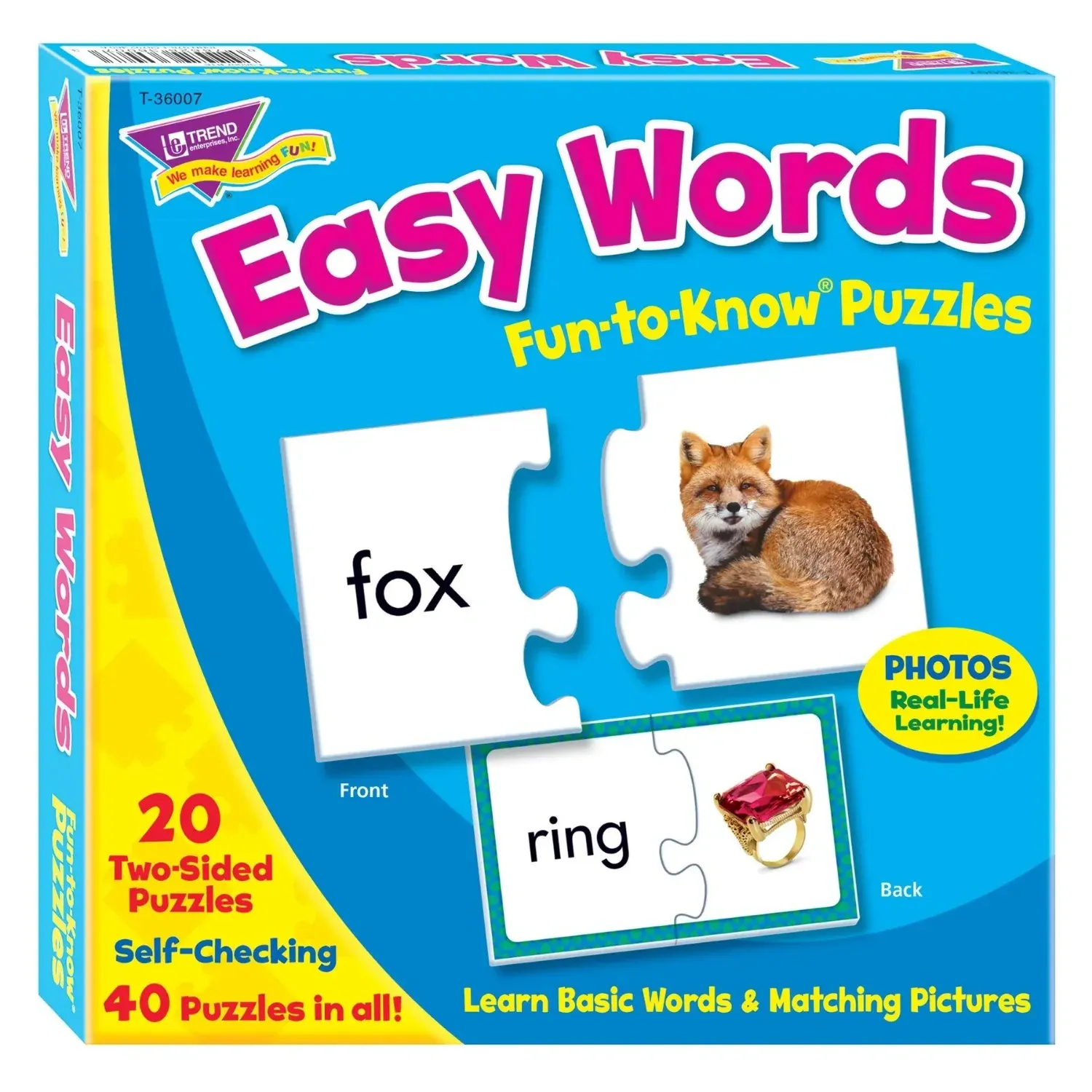 Easy Words Fun-to-Know® Puzzles