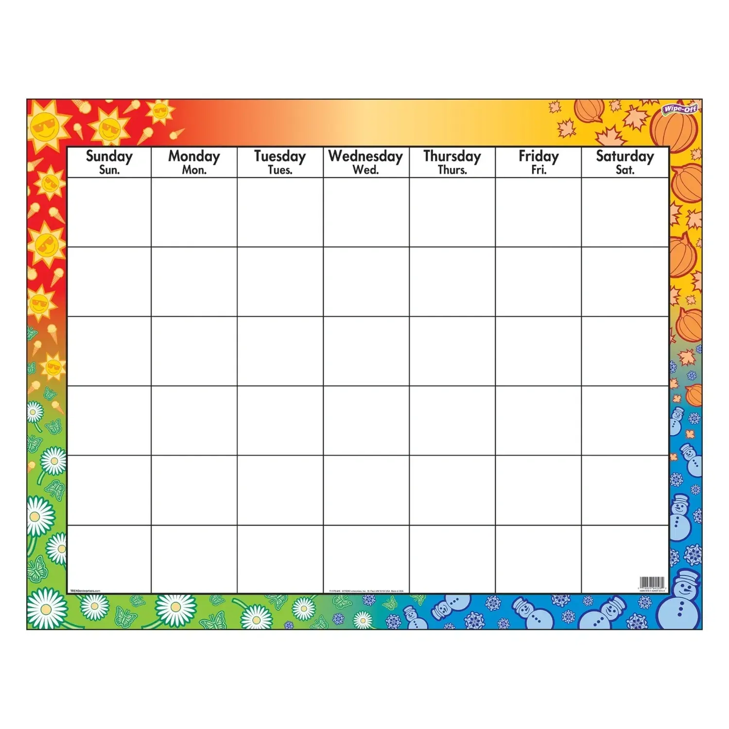 Four Seasons Wipe-Off® Calendar – Monthly
