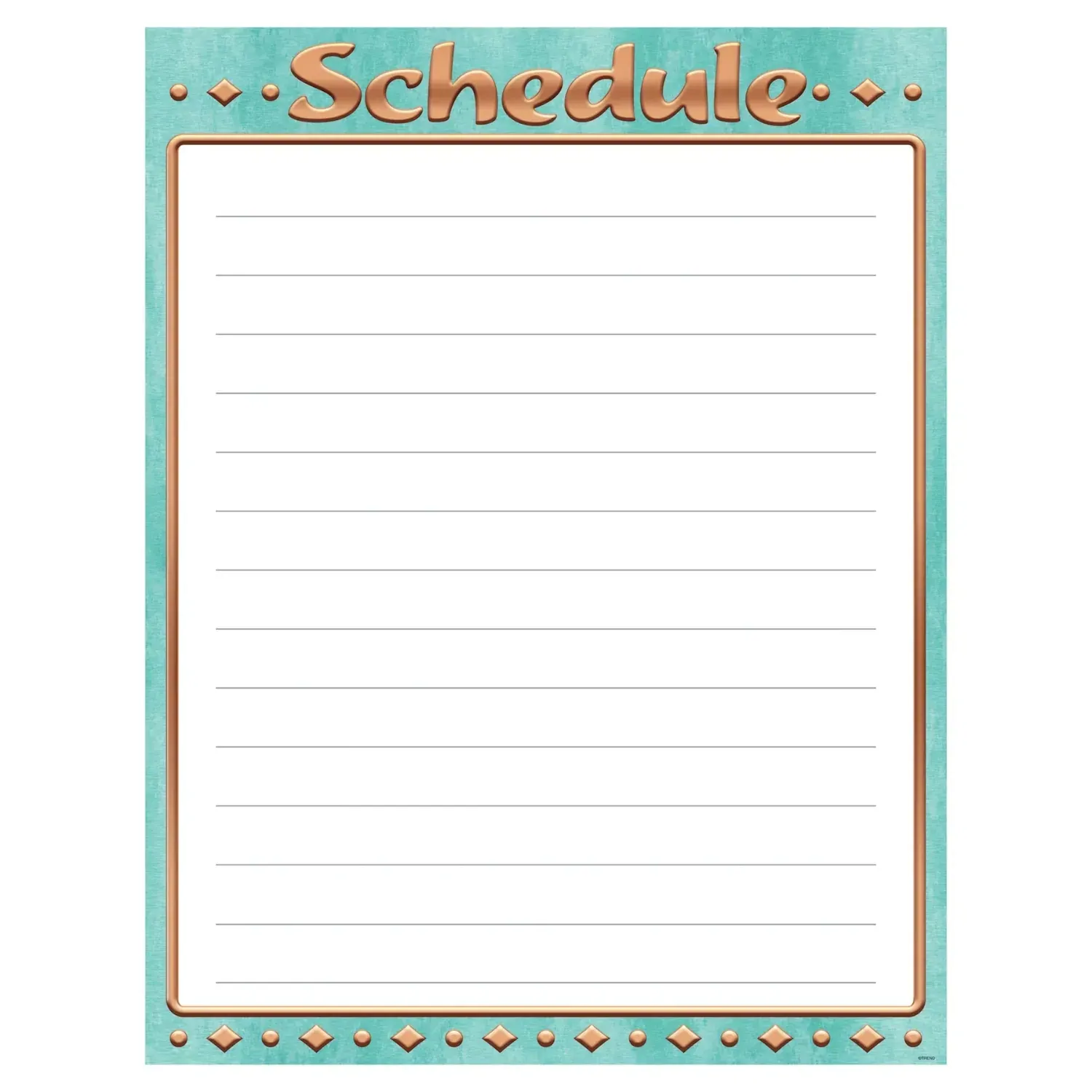 Schedule I ♥ Metal™ Learning Chart