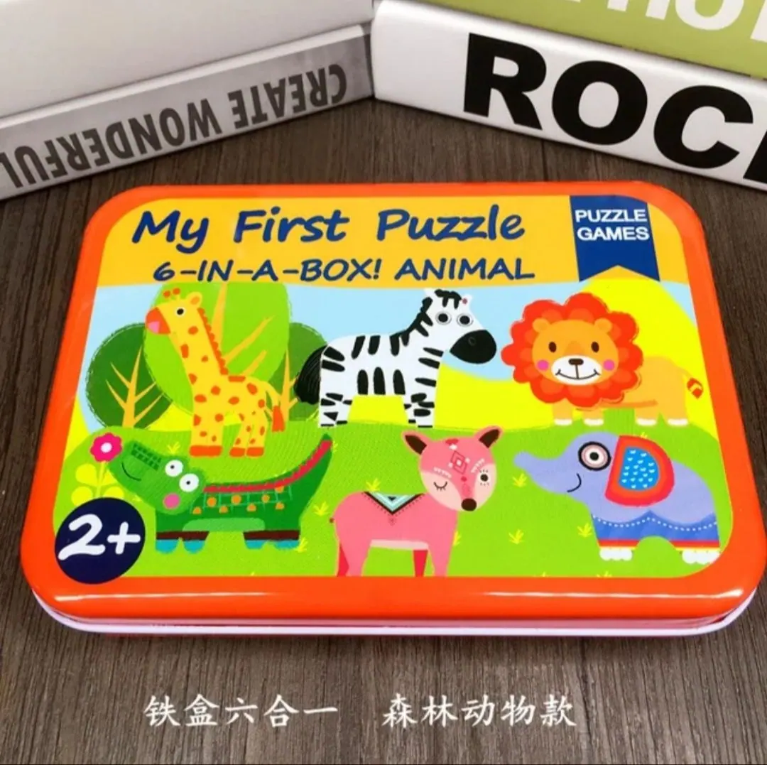 My First Animal Puzzle 6-In-A-Box!