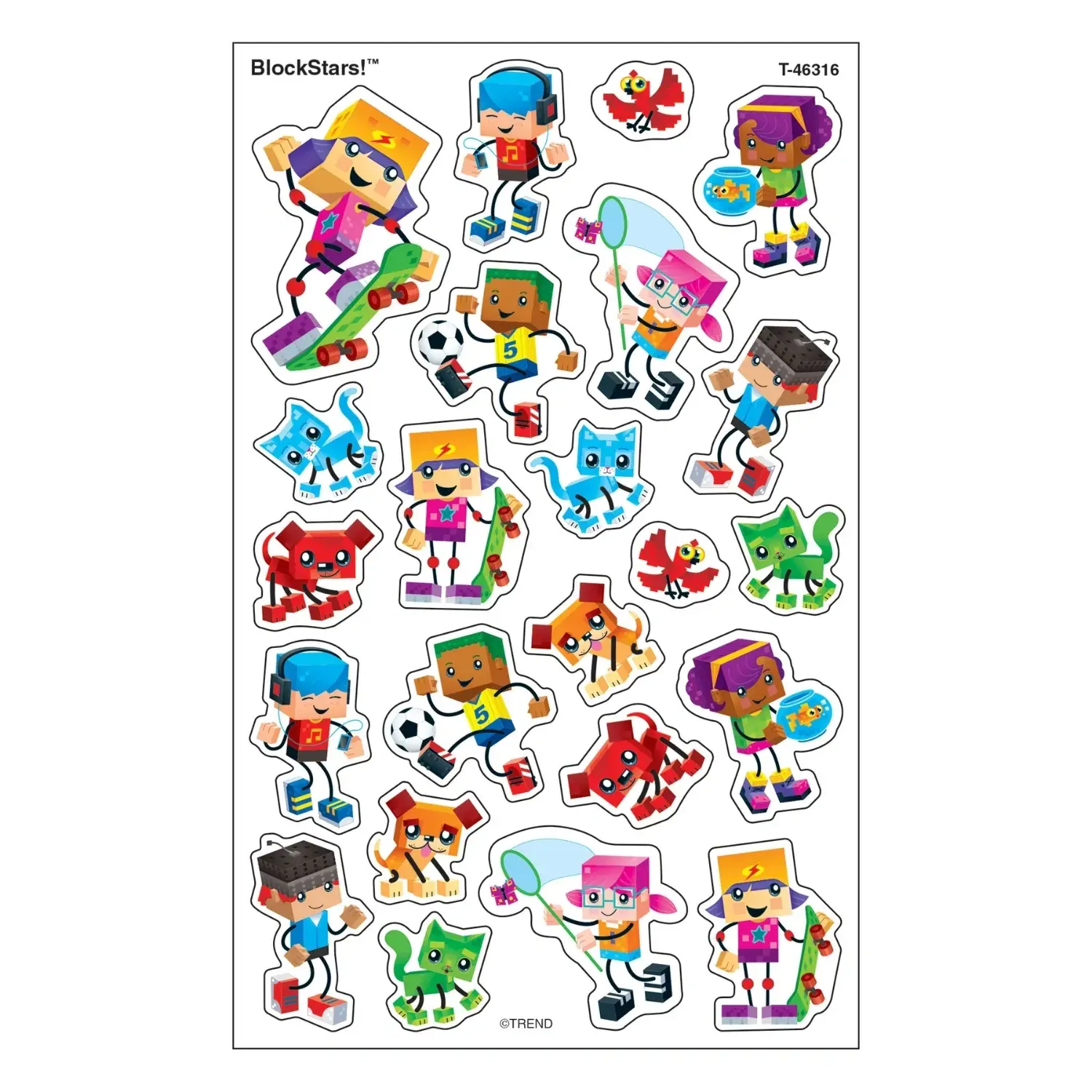 BlockStars!® superShapes Stickers – Large