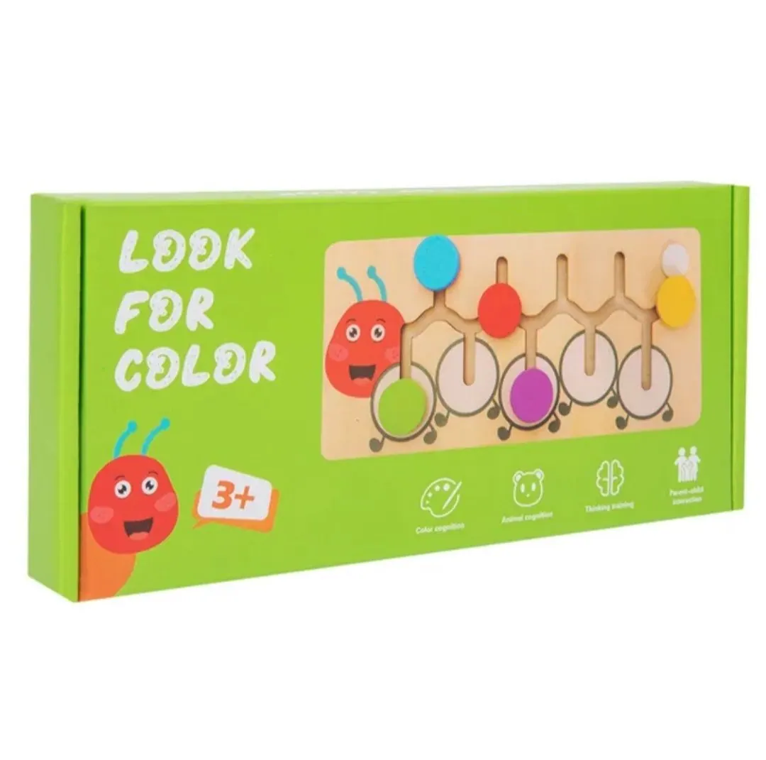 Caterpillar Color Match Game for Kids